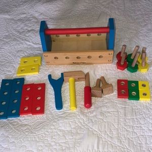 Melissa and Doug Wood Toolbox Toy